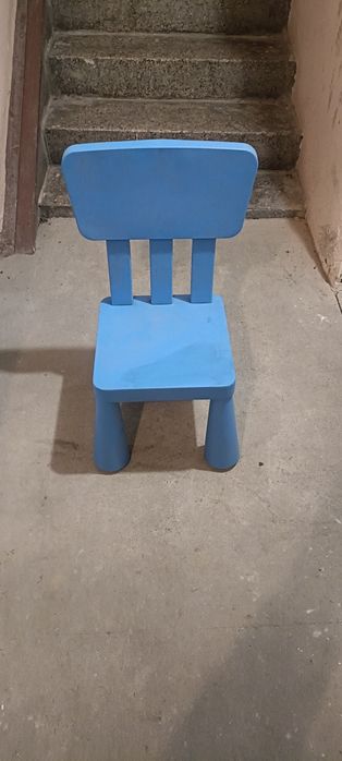 MAMMUT krzesełko dziecięce niebieskie