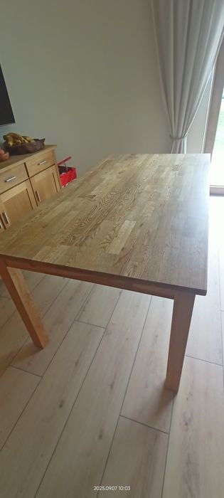 Stół dębowy 160 x 90 cm.