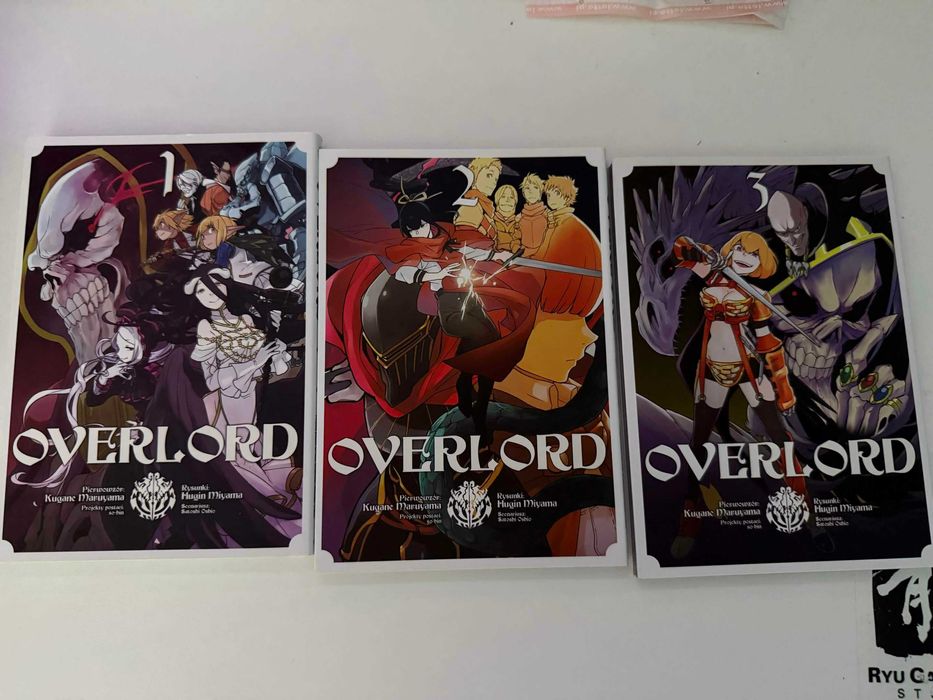 Overlord tom 1, 2 oraz 3 (manga)