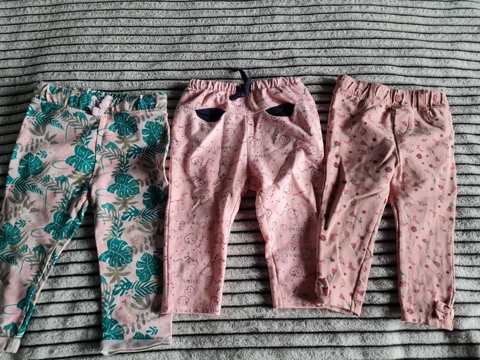 Spodnie dla dziewczynki 80 cm