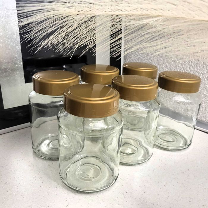 Набор 6шт стеклянные емкости баночки для хранения Германия