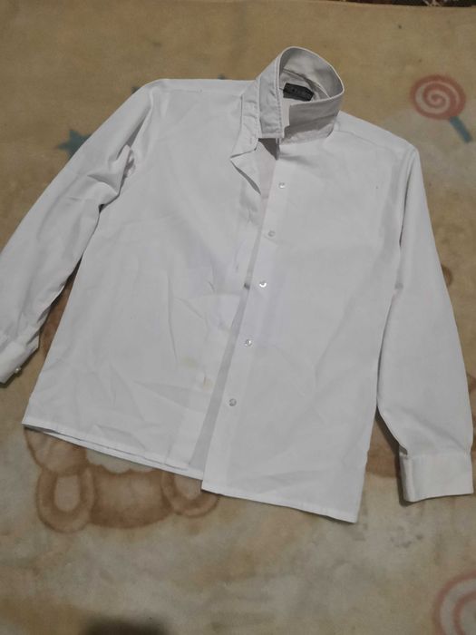 Рубашка белая детская. Размер 32