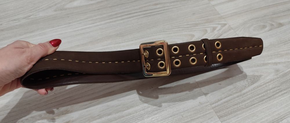 Pasek Damski Brązowy
