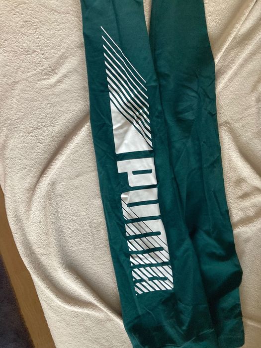 Legginsy puma zielone damskie