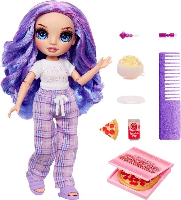 Rainbow High Jr Krystal Bailey, PJ Party - Bella, PJ Party - Violet