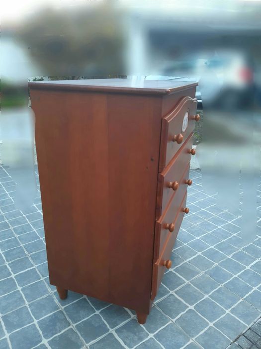 Cómoda de Criança em Madeira – 4 Gavetas, Excelente Estado