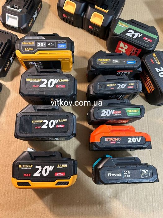 Акумуляторні батареї Procraft Revolt Stromo M1 series 1.5а 2А 4а 8а ак