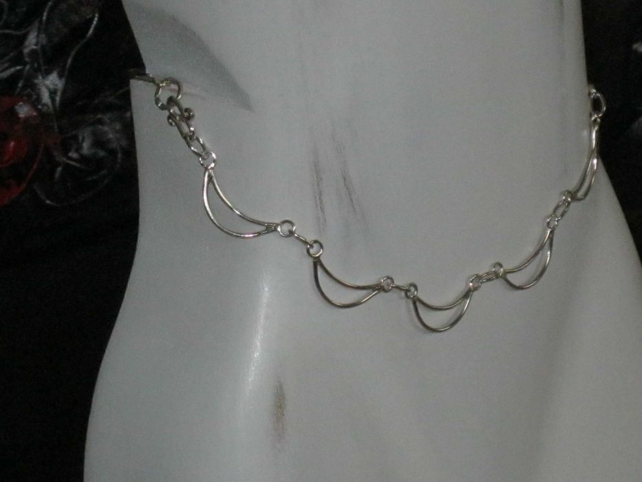 Pulseira Perna em Prata de lei Maciça 925`/..