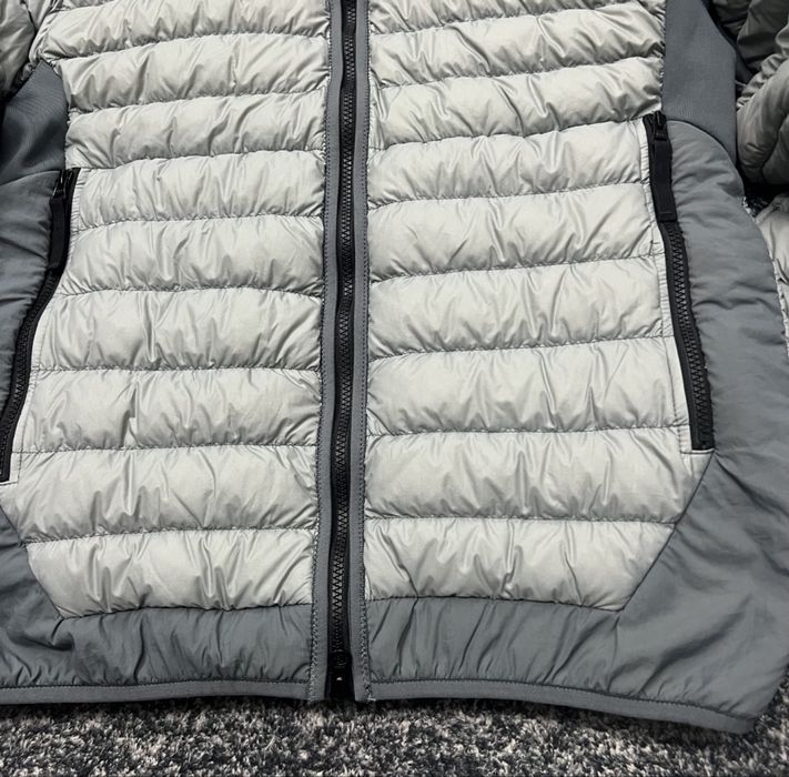 Легкий пуховик Stone Island сірий