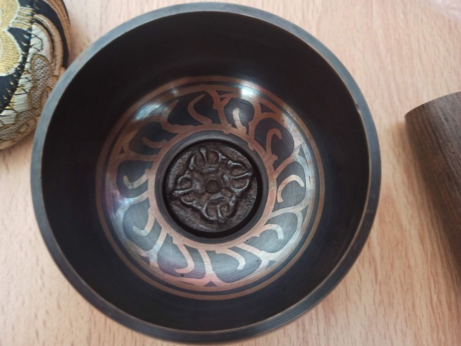 Taça tibetana meditação yoga