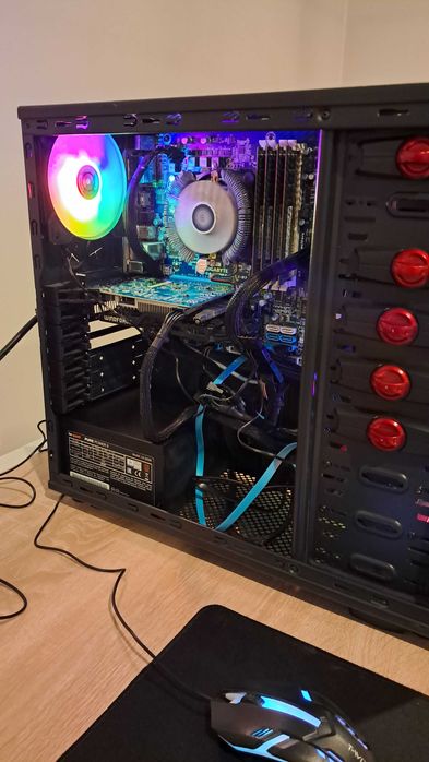 Zestaw Do Gier i5 4x3.8ghz/GTX-4GB!/Ram-16GB/SSD+1TB/Monitor 22'