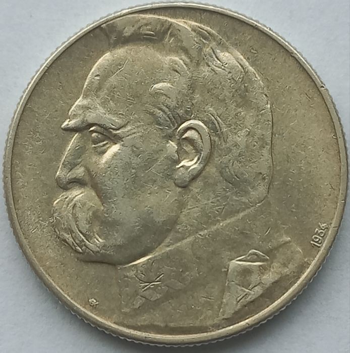 5 zł 1934 J. Piłsudski "Orzeł Strzelecki"
