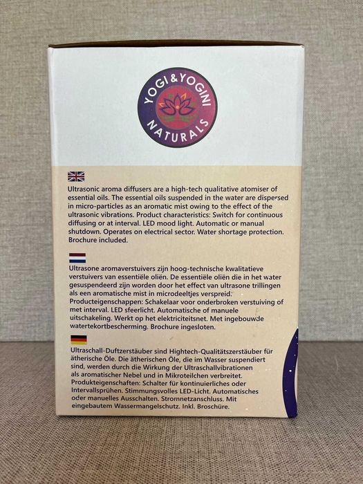 Difusor de Aromas Ultrasónico "Flower of Life" | LED