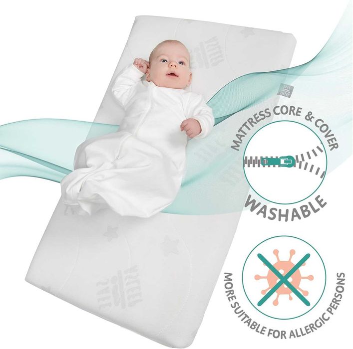 roba Berço Colecho 45 x 90 cm Safe Asleep 3 em 1 - Altura ajustável