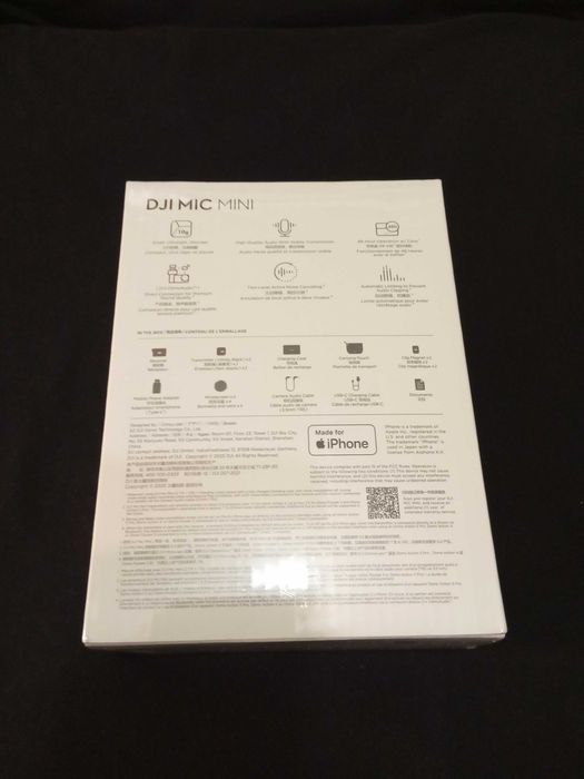 Мікрофонна радіосистема DJI Mic Mini 2TX + 1RX + Зарядний кейс, Нова!