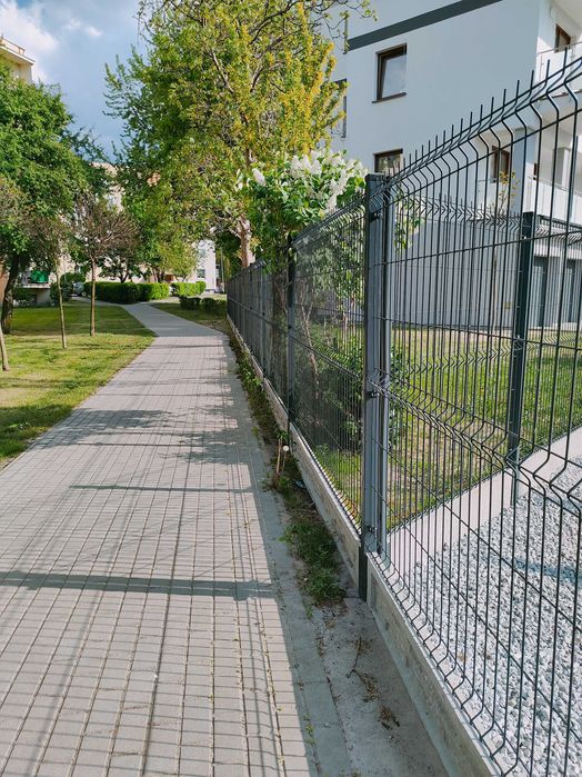 Ogrodzenie panelowe ø 4,0mm, H-123 cm + podmurówka 25cm