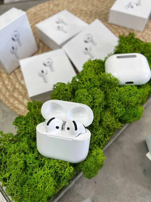 Люкс Якість Навушники Airpods 4 Бюджетна Версія з Чіпом Джеррі