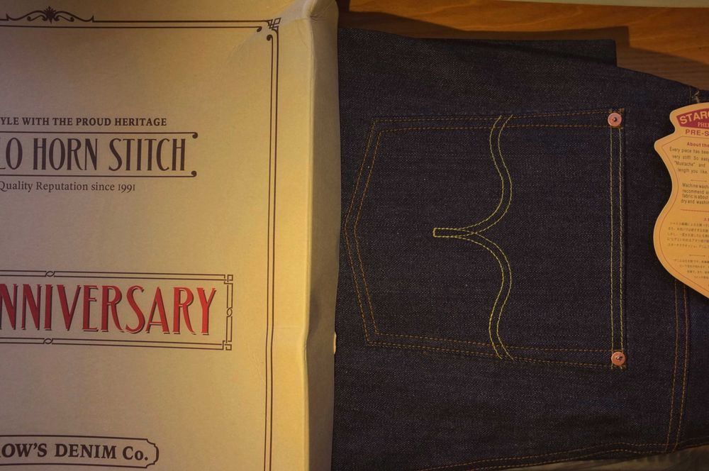 Джинсы Японские Pherrow’s (Размер W34) 50-52 EUR L-XL Selvedge Japan Denim