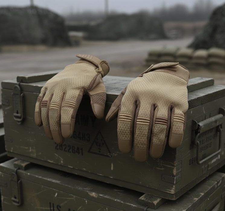 Тактичні перчатки Kiborg itoch койот