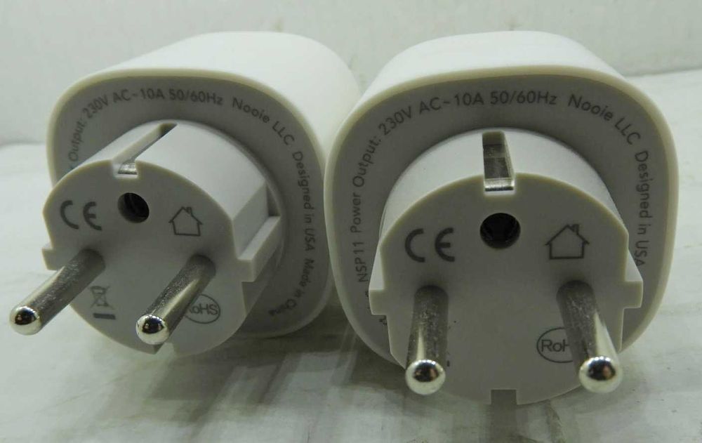 Nooie Smart - розумні розетки з дистанційним управлінням, набір 2 шт