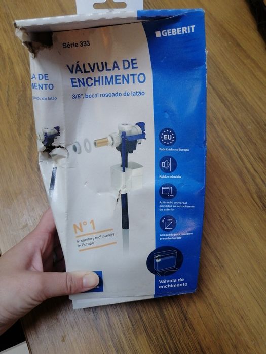 Válvula de enchimento do autoclismo