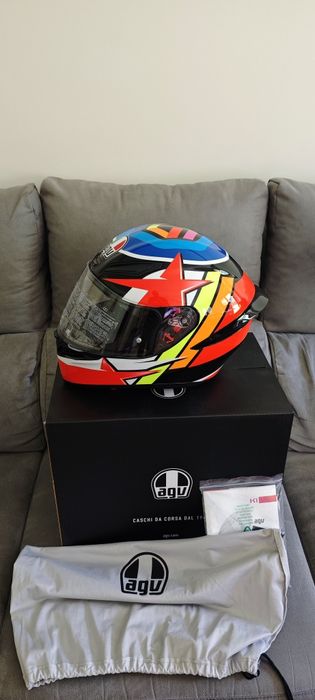 Capacete AGV K1 Replica Rodrigo – Tamanho S (Como Novo)