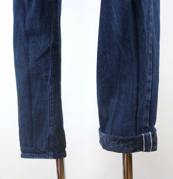 G-Star Raw 3301 Slim Selvedge spodnie jeansy W34 L32 pas 2 x 43 cm