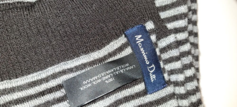 Szal welniany Massimo dutti