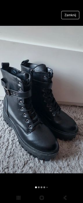 Workery na grubej podeszwie