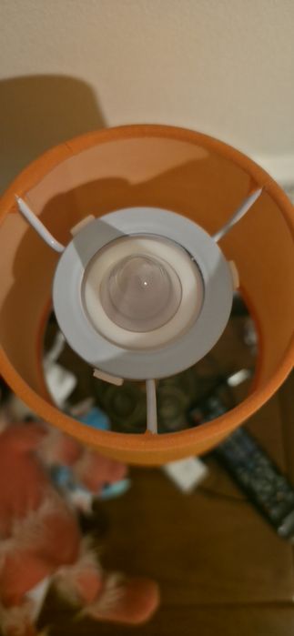 Abajur cor de laranja