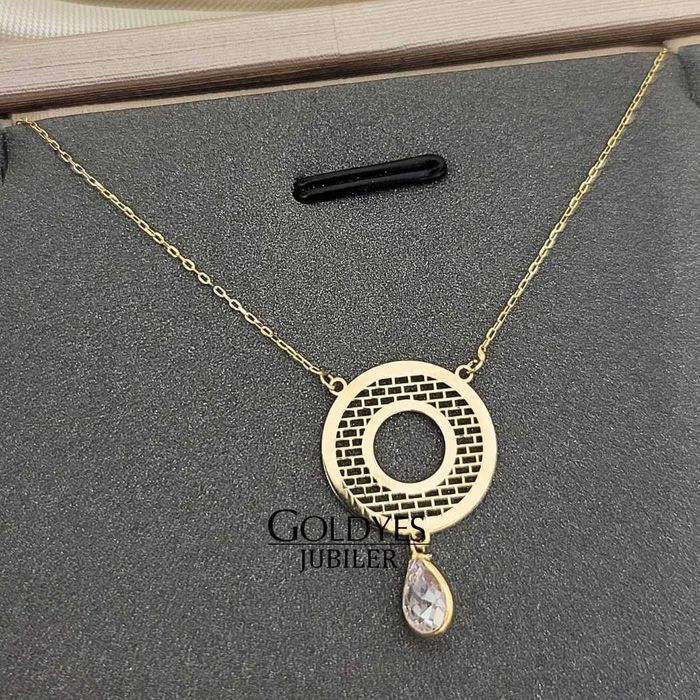 Złoty łańcuszek celebrytka 585 14k R45