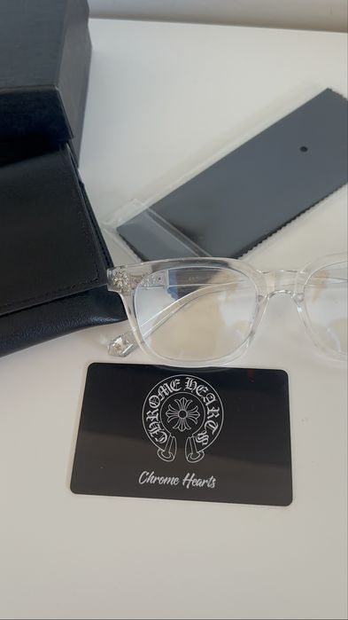 Oculos crhome hearts transparentes !