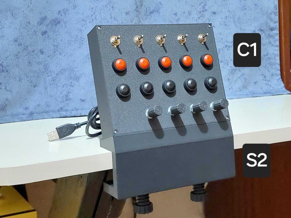 Button box simracing / Flight simulator