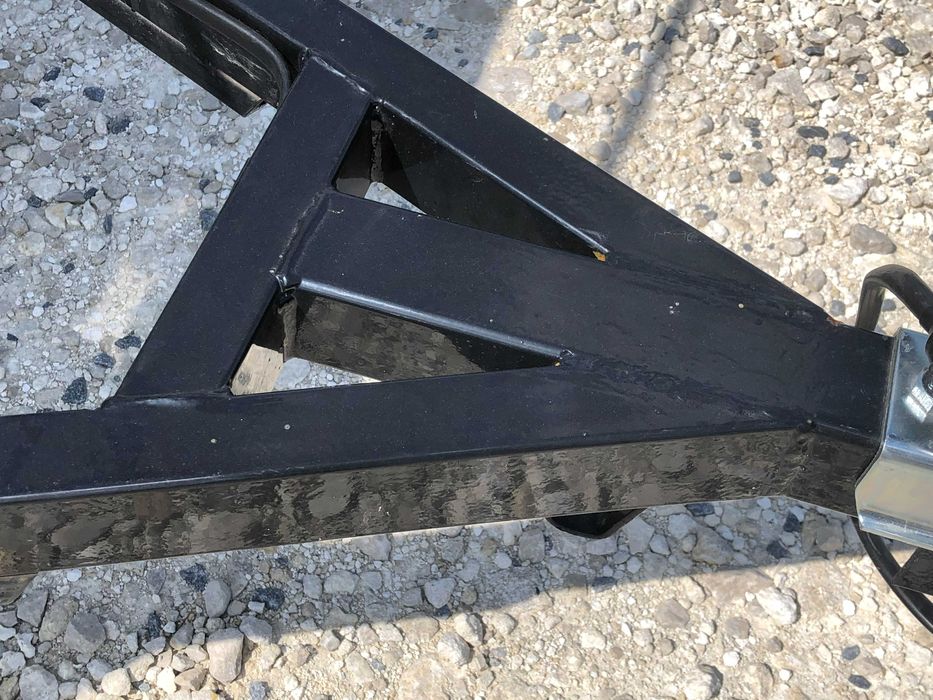 Купить причіп до легкового авто у виробника 2 х 1,2м борт 40см фанера