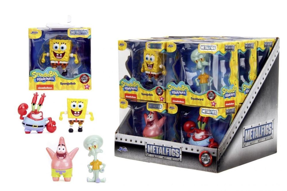 Jada SpongeBob Metal fig 6,5cm MIX ,85x80 mm Jada