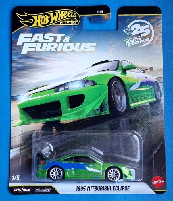Hot Wheels Premium 1985 Mitsubishi Eclipse Chase Fast Furious Brian