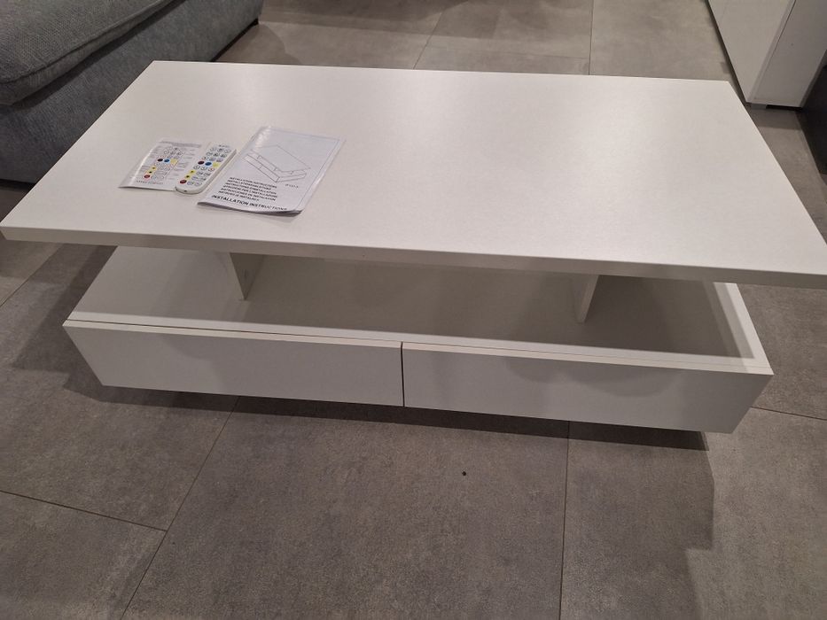 Ława biała 105x50x40