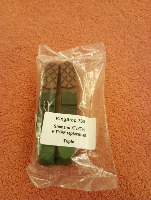 Колодки тормозные велосипед