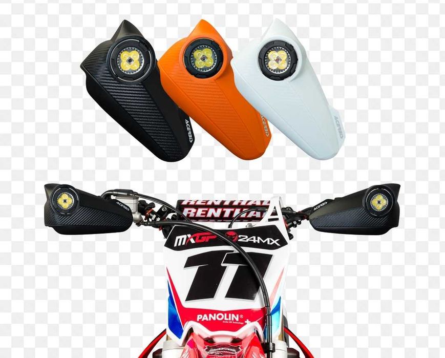 Proteção de mãos Acerbis com Led