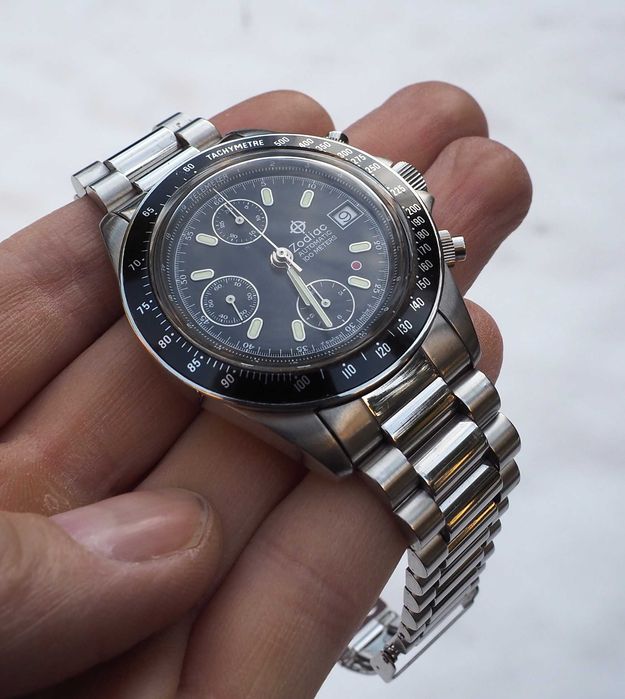 ZODIAC Chronograph 406.32.12 Red Dot , NOS