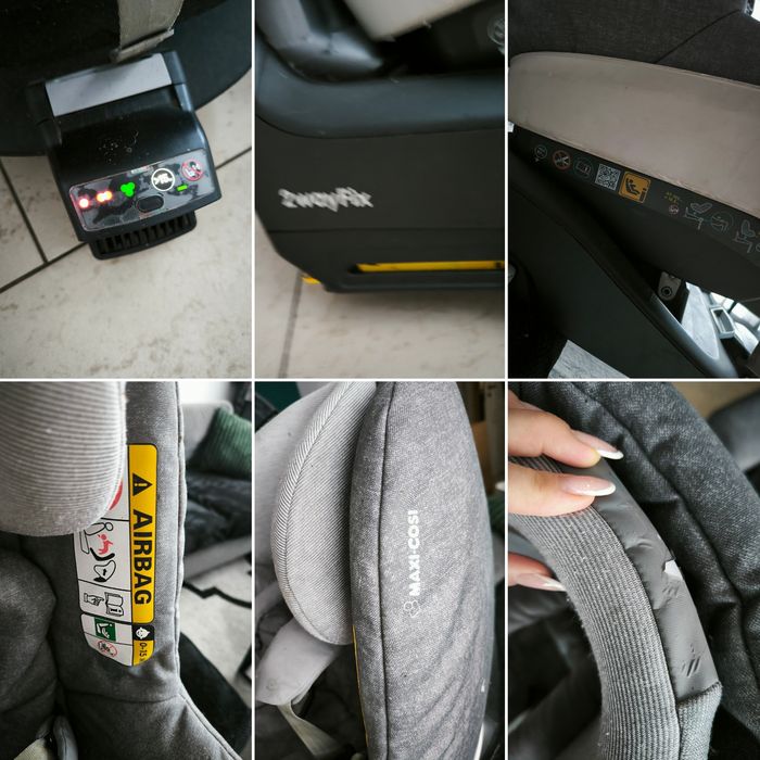 Fotelik dziecuecy od9kg MaxiCosi 2waypearl+baza 2wayfix(tyłem do kier.