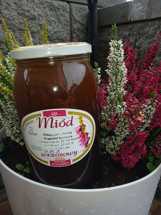 Miód wrzosowy leśny 900ml