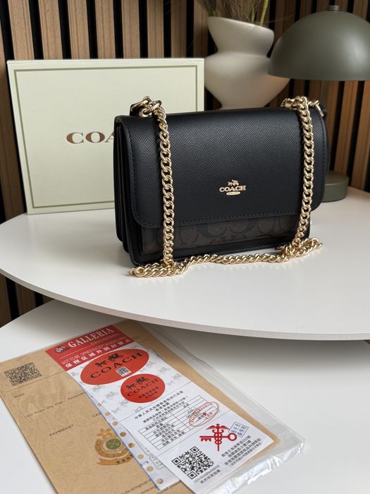 Сумка Coach Klare Crossbody bag / сумка коач, коуч чорна