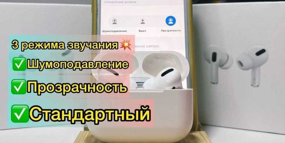 АірПодс Pro Бездротові навушники 1в1 Від прямих постачальників