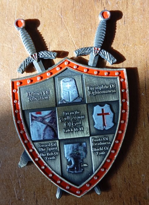 Miniatura de escudo medieval