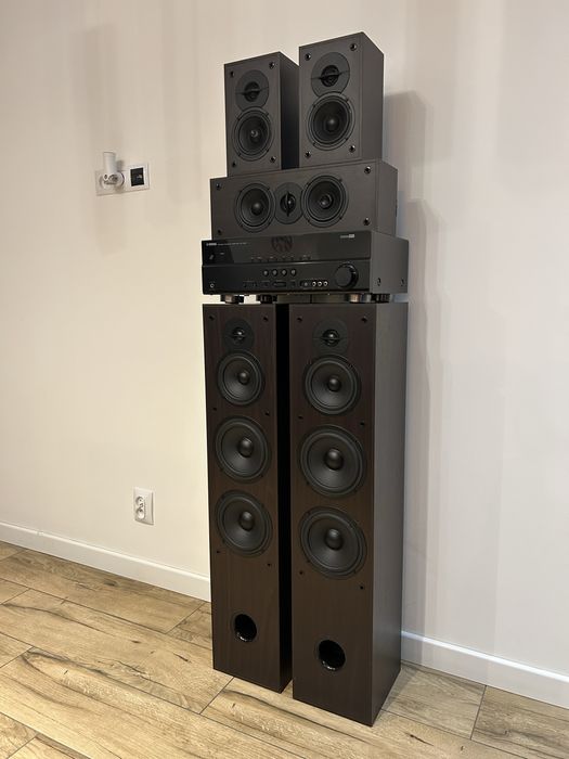 Okazja Mocny Zestaw Kina Domowego Yamaha RX-V367/Taga Harmony Tav-406