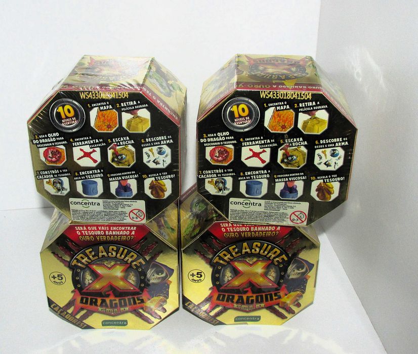 4x Treasure X Dragons Gold Hunters (Caça ao Ouro!)