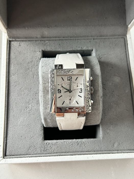 Zegarek Damski Christian Dior - a Riva Chronograf z DIAMENTAMI