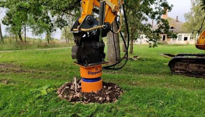 Dipperfox 850 PRO leśna frezarka do pni karczowanie usuwanie