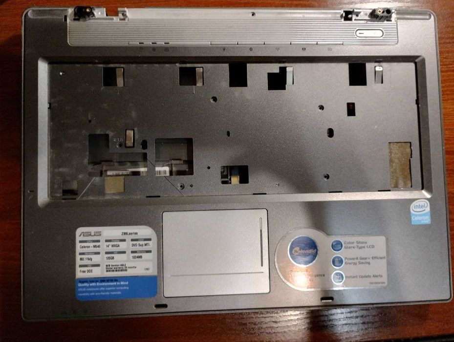 Продам корпус для ноутбука ASUS Z-99L нижняя часть.